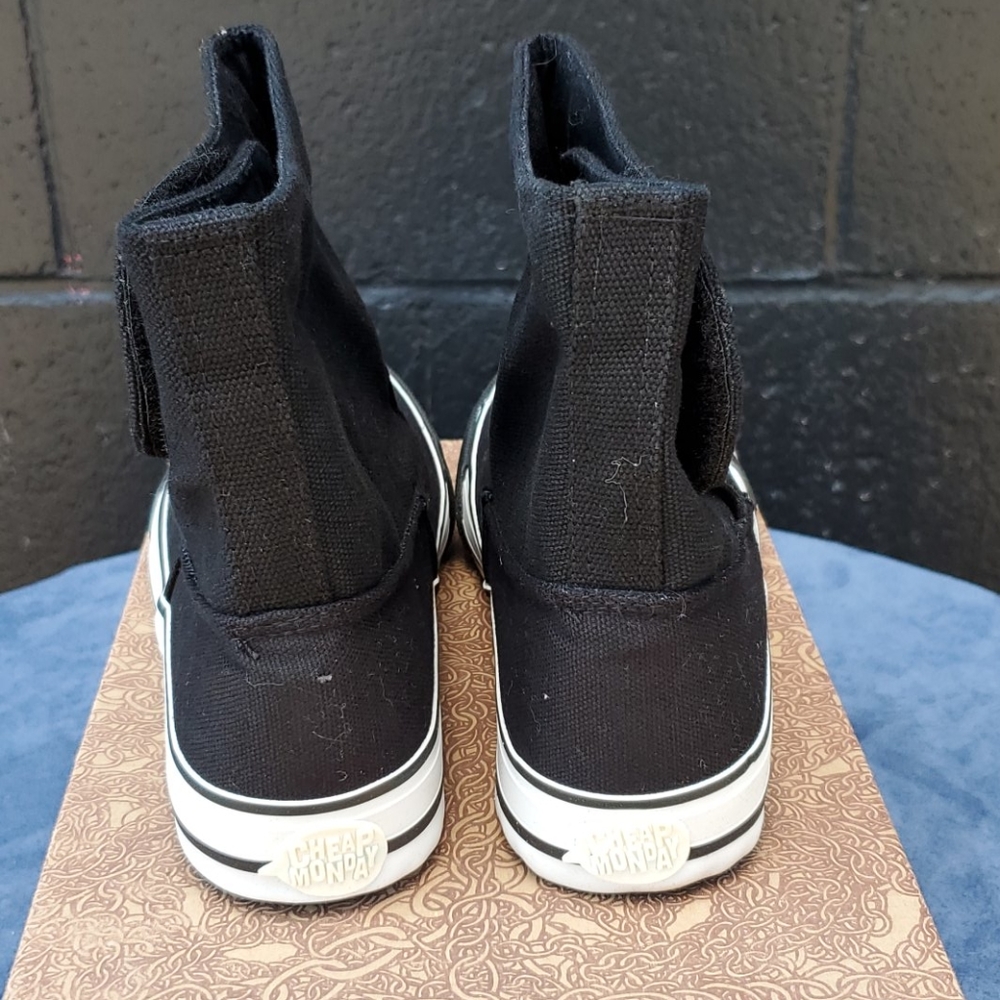 Black canvas boots - Picture 4 of 6